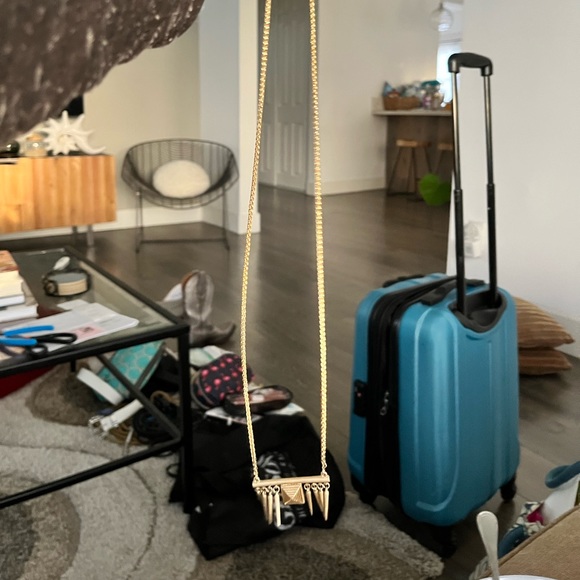 Banana Republic long cable Etruscan revival necklace - Picture 2 of 4